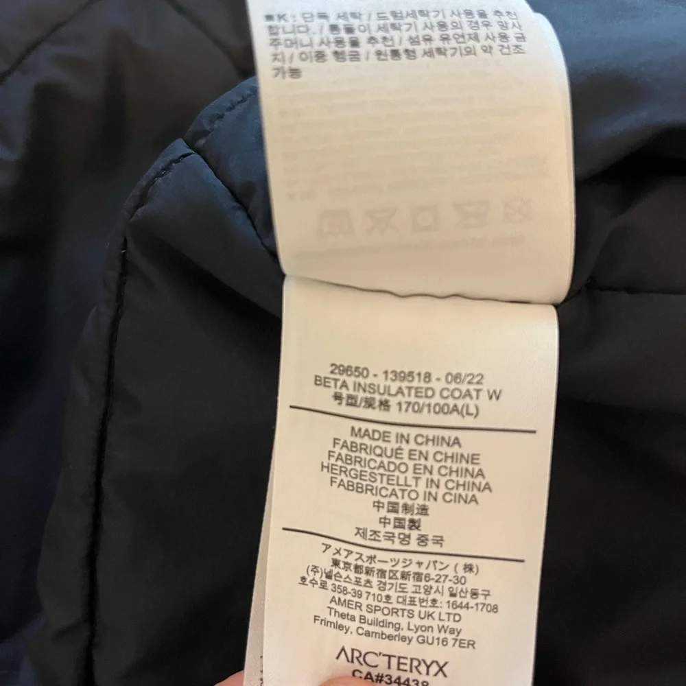 EUC Arc’teryx Insulated Beta Coat Long - Large - Picture 3 of 11